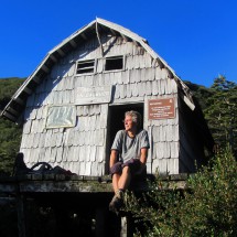 The mountain hut Refugio Volcan Calbuco